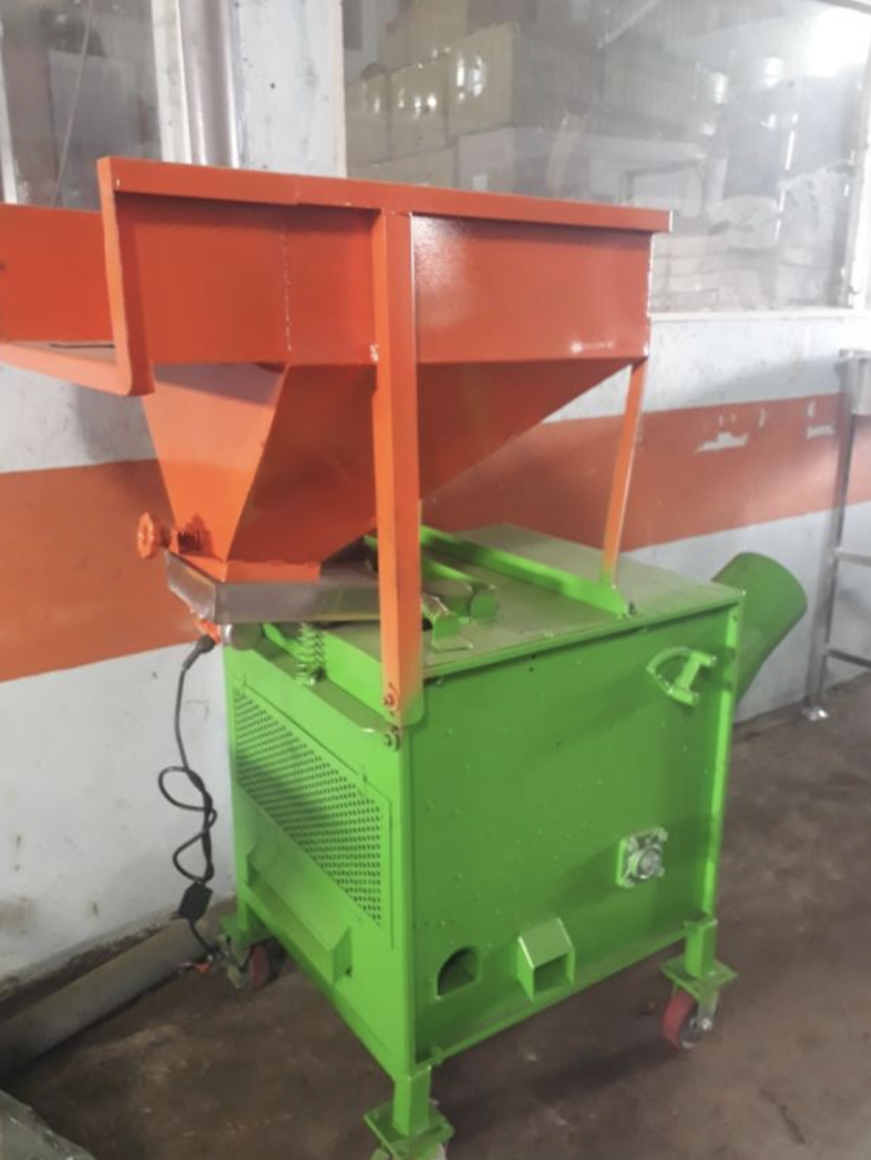 Máy thổi vỏ lụa